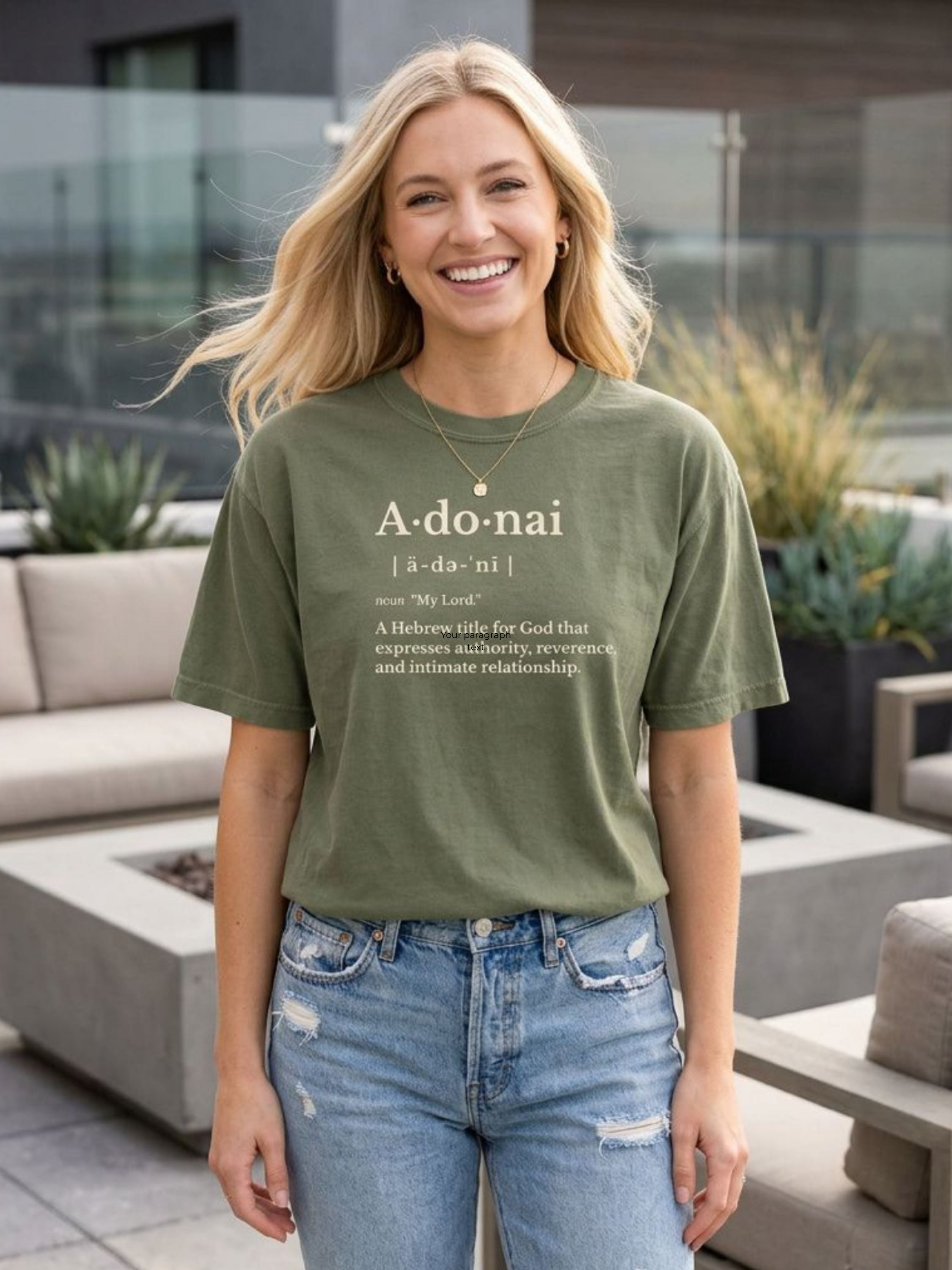 A·do·nai — Faith Tee