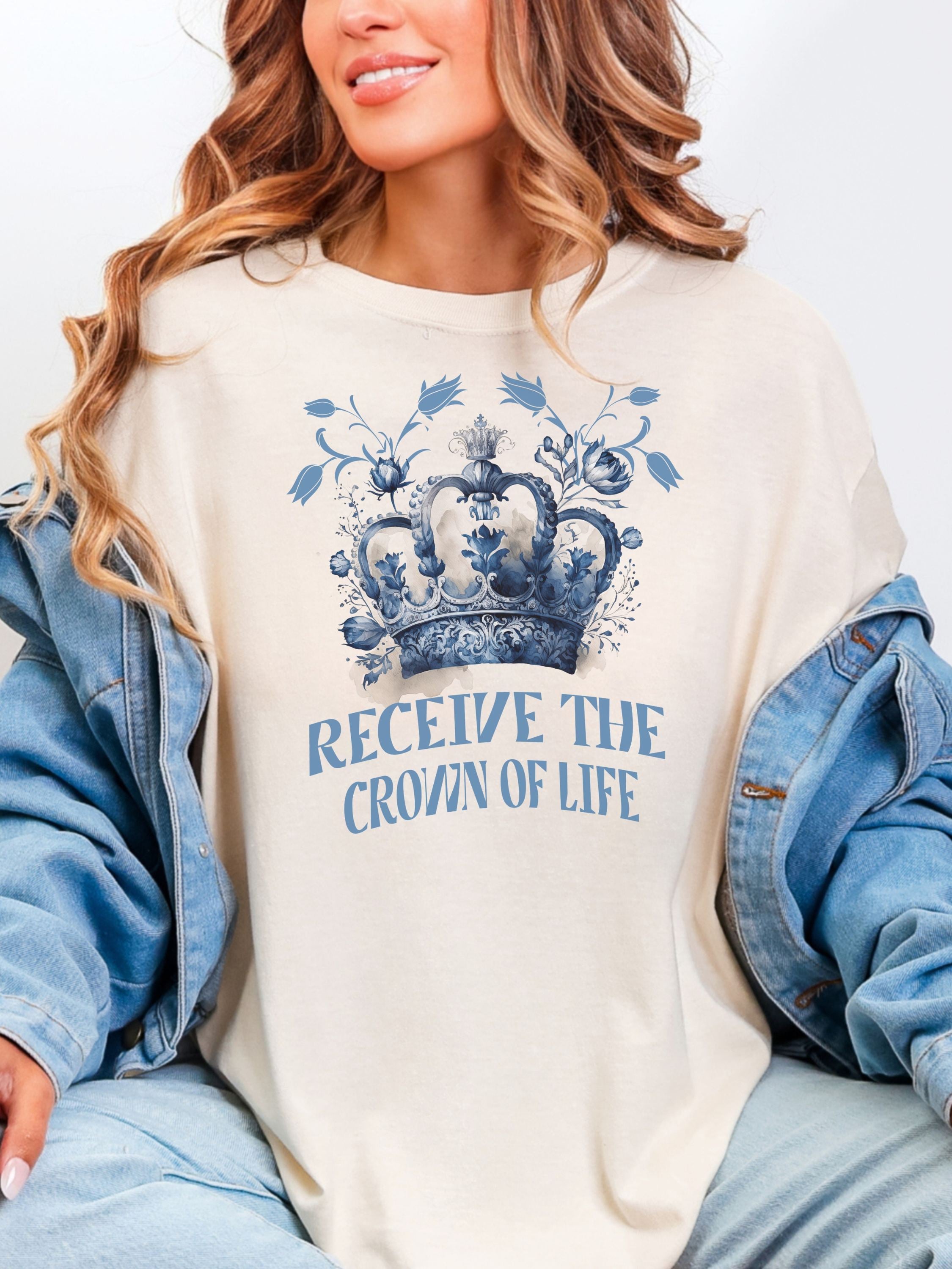 Receive the Crown of Life — Delft Blue