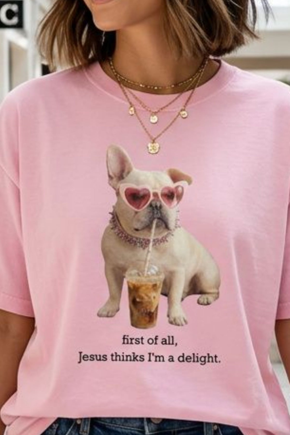 Delight — French Bulldog Graphic Tee