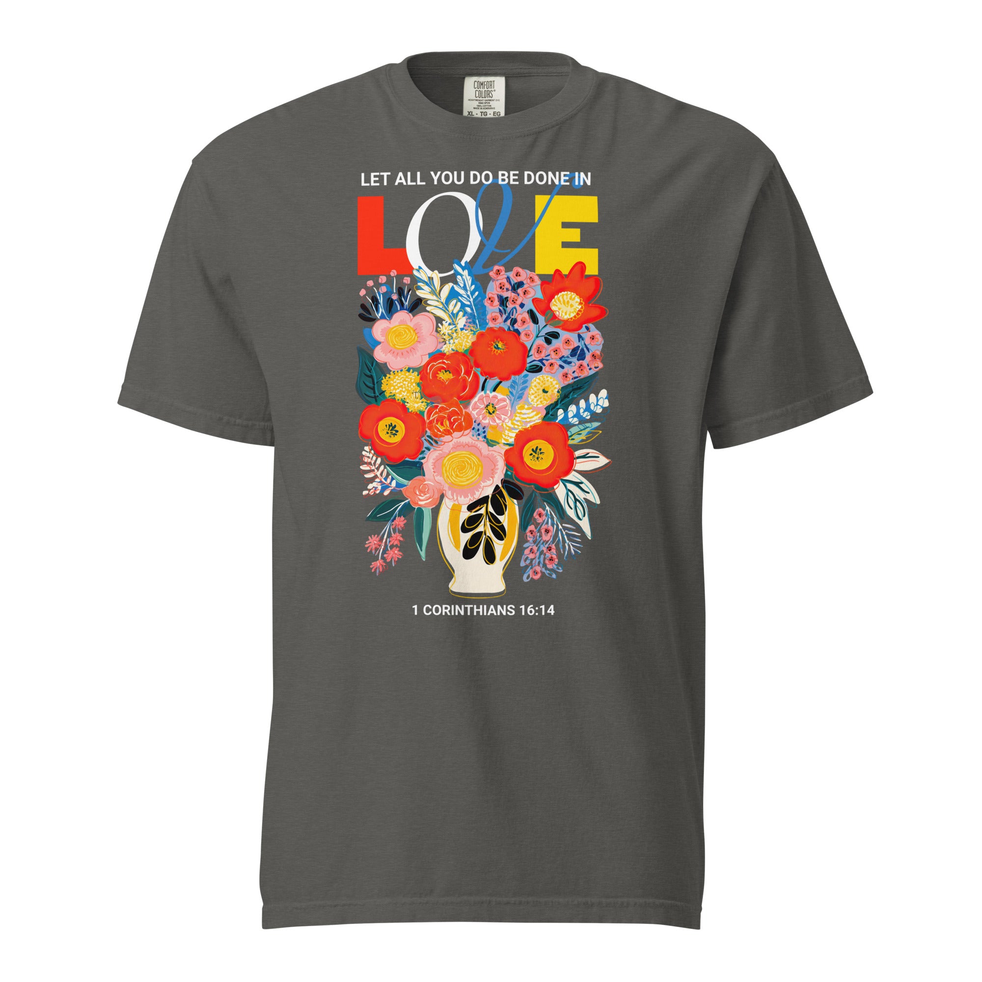 Let All You do be done in LOVE — Color Block Bouquet