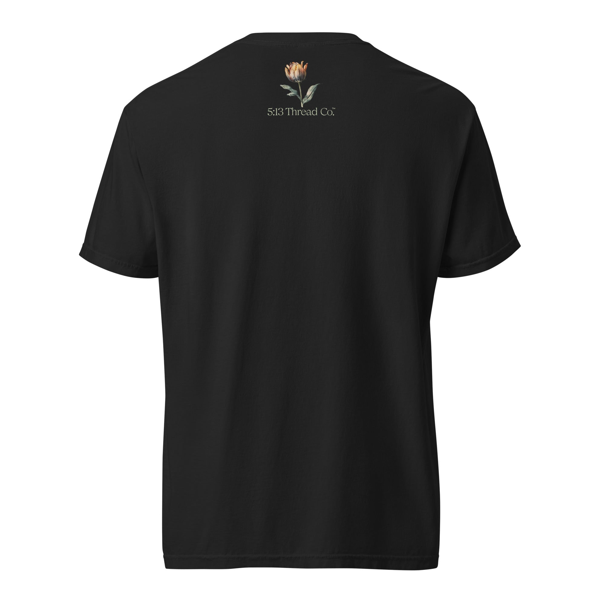 Living Proof of a Loving God —  Tulip Design on Dark