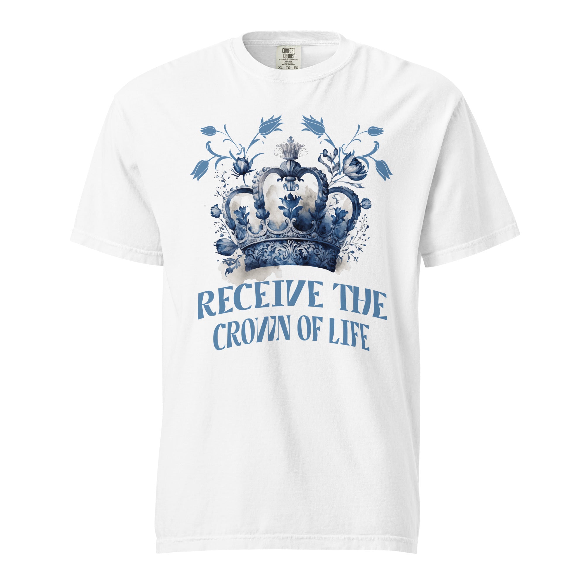 Receive the Crown of Life  —  Delft Blue